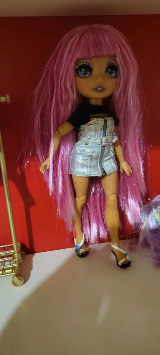 Muñeca Rainbow High con accesorios