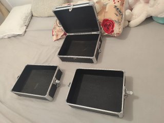 Estuche Maquillaje Portátil con Ruedas