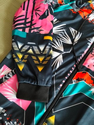 Chaqueta Adidas Vintage Multicolor Negra
