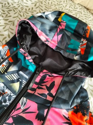 Chaqueta Adidas Vintage Multicolor Negra