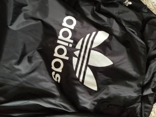 Chaqueta Adidas Vintage Multicolor Negra