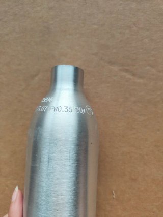 Botella Aluminio CO2