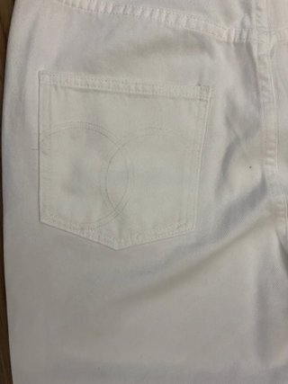 Pantalón vaquero blanco Chanel