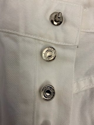 Pantalón vaquero blanco Chanel