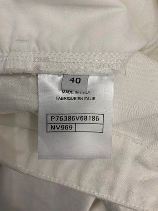 Pantalón vaquero blanco Chanel