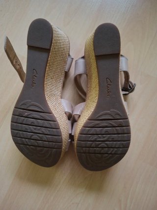 Sandalias Clarks Talla 38 Beige