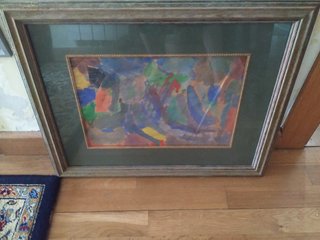 Cuadro Acuarela pintado a mano