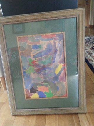 Cuadro Acuarela pintado a mano