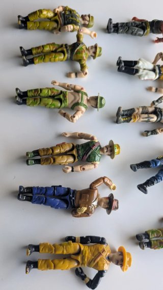 Lote 11 Figuras The Corps! Lanard Vintage 80/90s