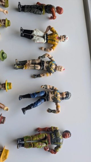 Lote 11 Figuras The Corps! Lanard Vintage 80/90s