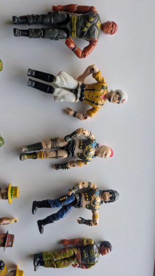 Lote 11 Figuras The Corps! Lanard Vintage 80/90s
