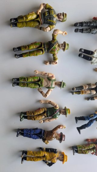 Lote 11 Figuras The Corps! Lanard Vintage 80/90s