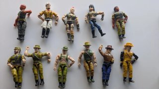 Lote 11 Figuras The Corps! Lanard Vintage 80/90s