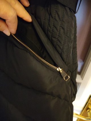 Abrigo negro Zara Talla M Sin etiqueta