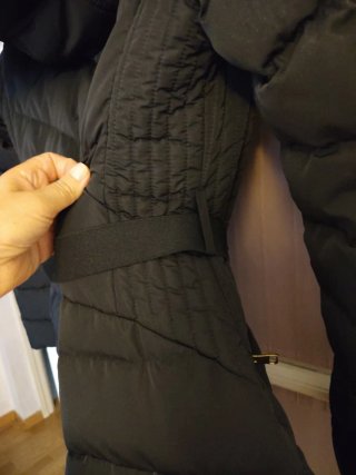 Abrigo negro Zara Talla M Sin etiqueta