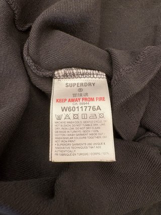 Top Superdry Antracita Talla 42