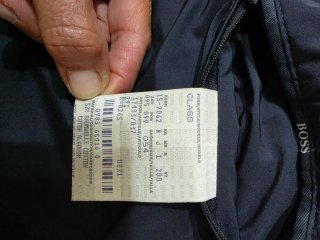 Chaqueta HUGO BOSS azul talla 54