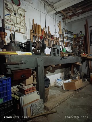 Banco de trabajo de madera