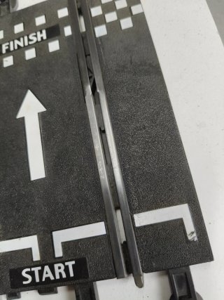 Pista Scalextric conexión marca por guía