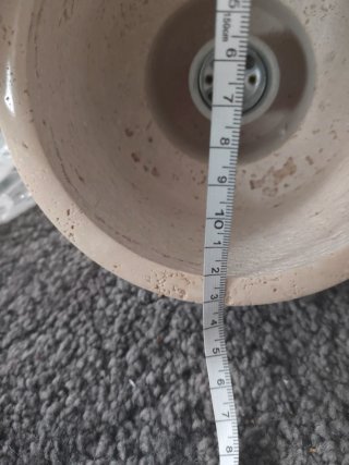 Lámpara Japandi Piedra y Madera