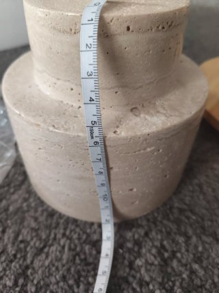 Lámpara Japandi Piedra y Madera