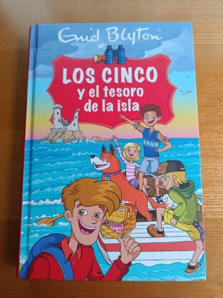 Libro Los Cinco y el tesoro de la isla Enid Blyton