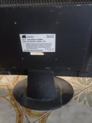 Pantalla de PC Negra