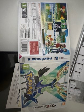 Pokemon X 3DS Nintendo RPG En caja y manuales