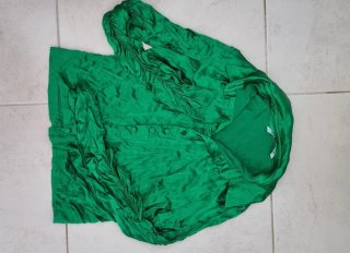 Camisa Zara Verde Talla L