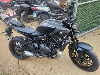 yamaha mt07 accidentada