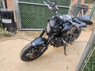 yamaha mt07 accidentada
