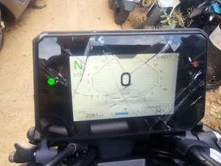 yamaha mt07 accidentada