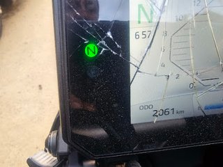 yamaha mt07 accidentada