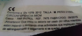 Casco y protecciones Patrulla Canina
