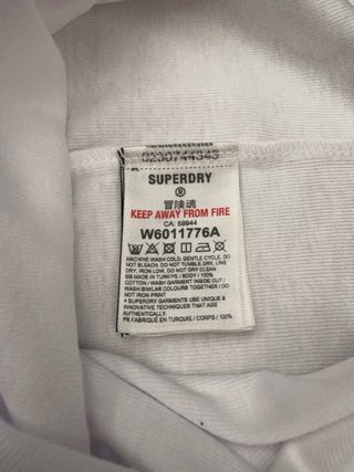 Top Superdry Blanco Talla 42
