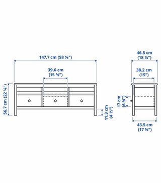 Mueble TV Ikea Hemnes