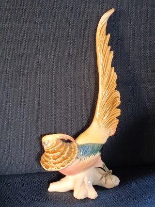 Figura Faisán Karl Ens Alemania Porcelana Vintage