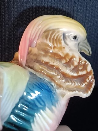 Figura Faisán Karl Ens Alemania Porcelana Vintage