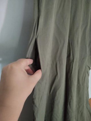 Vestido largo verde talla L