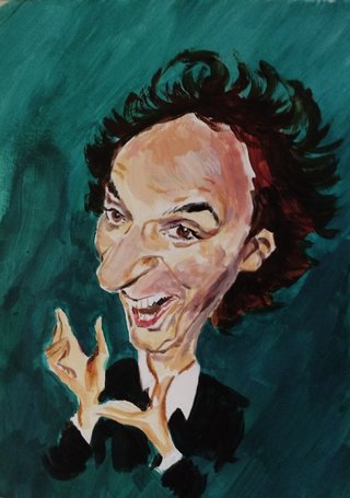 Caricatura de Roberto Benigni