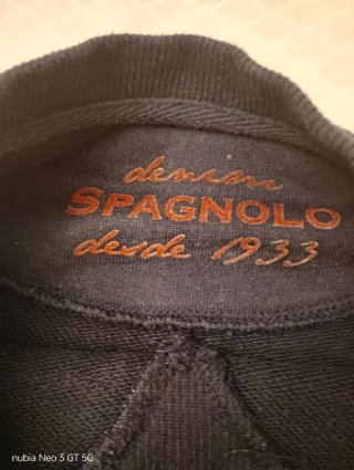 Sudadera Spanoglo Logo Azul Marino talla 14