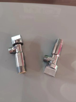 2 Llaves de Escuadra Válvula Paso