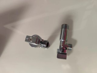 2 Llaves de Escuadra Válvula Paso