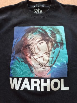 Sudadera Zara Warhol Talla M
