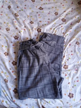 Conjunto de cuadros blazer y pantalón