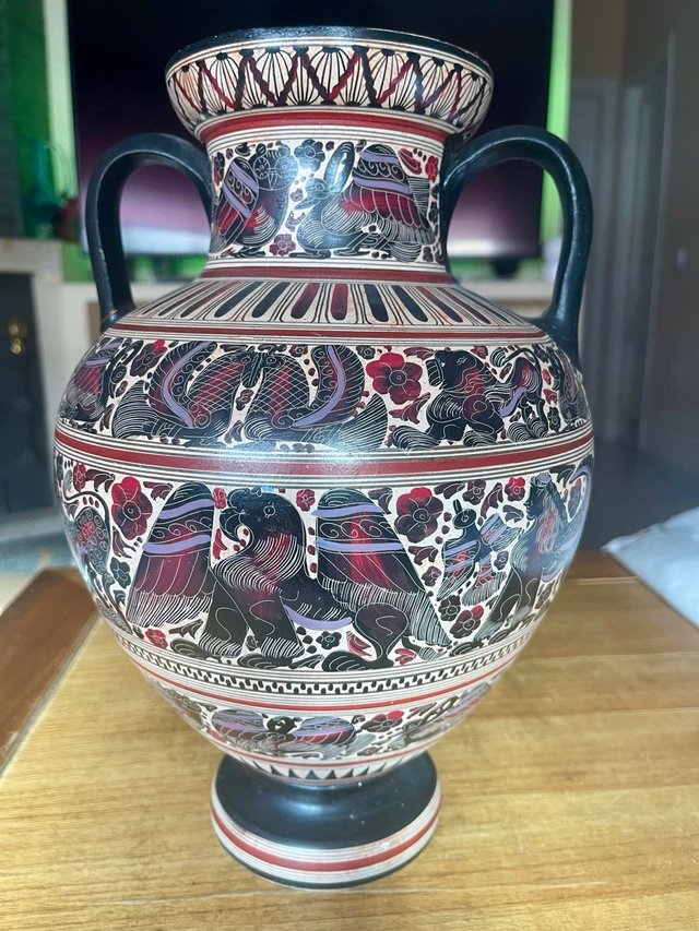 Jarrón griego artesanal corintio 625 BC sellado