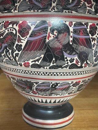 Jarrón griego artesanal corintio 625 BC sellado