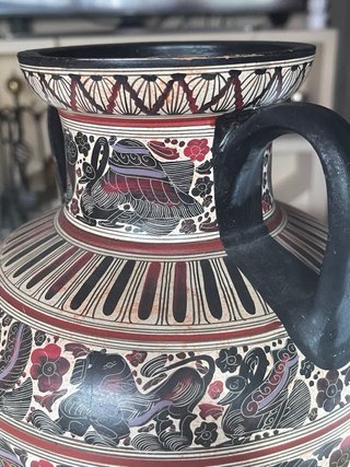 Jarrón griego artesanal corintio 625 BC sellado