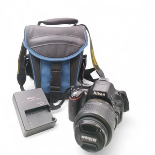 CAMARA NIKON D5100 +OBJETIVO 18-55MM + FUNDA + CARGADOR + BATERIA