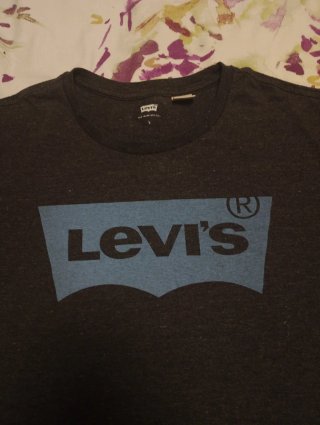Camiseta Levi's Gris Manga Corta